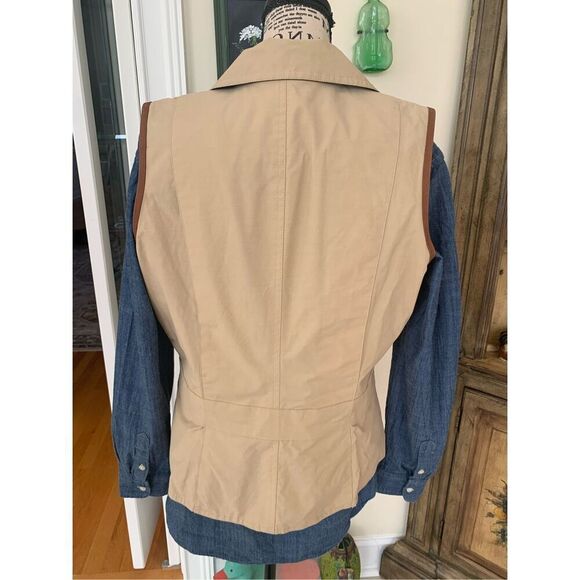 Ralph Lauren Reversible Field Hunting/Skeet Barn Vest Tan Black - Picture 3 of 16